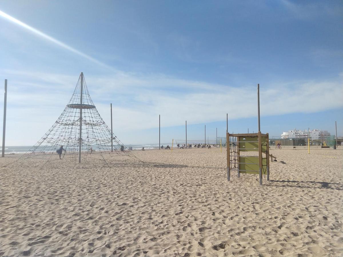 Appartement Apartamento Baleia à Costa da Caparica Extérieur photo